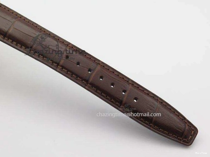 MIROTIME 0414 Portuguese IW371415 ZF 1:1 Best Edition RG Black dial On Brown Leather Strap A Modern 7286